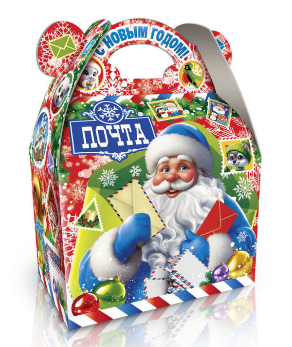 Новогодний почтальон — Картон — сладкий новогодний подарок, Калуга
